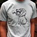 SALE Baby Blue Lion Men's Lion Tshirt