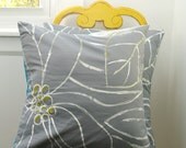 Etsy Sale - Set of Hand-Painted Flower and Leaf Pattern - Modern - 20x20
