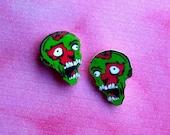 Zombie Pop Art Earrings