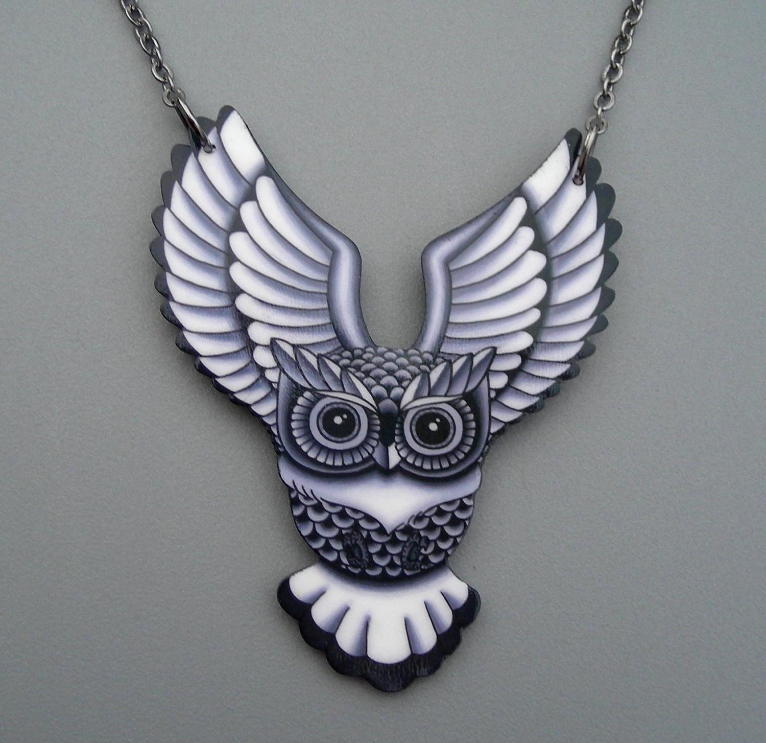 Preying Owl Necklace