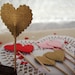 Heart Cake Topper Decorations, Valentine's Day Party Decoration, Wedding Cake Toppers