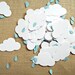 Rainy Day Confetti - Cloud, Raindrop, Umbrella Shower Party Decorations, 200 Pieces