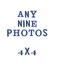 set of nine 4x4 fine art photographs // your choice // custom size