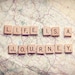 life travel photograph / journey, map, wanderlust, adventure, scrabble tiles, letters, typography / life is a journey / 8x 10 fine art photo