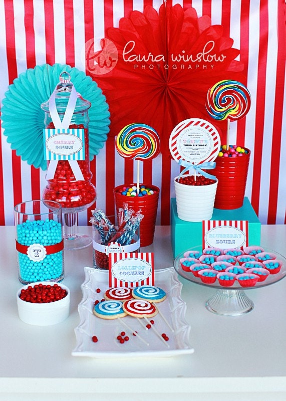Circus Party for Boys Full Printable Birthday Party Collection by The TomKat Studio Il_170x135