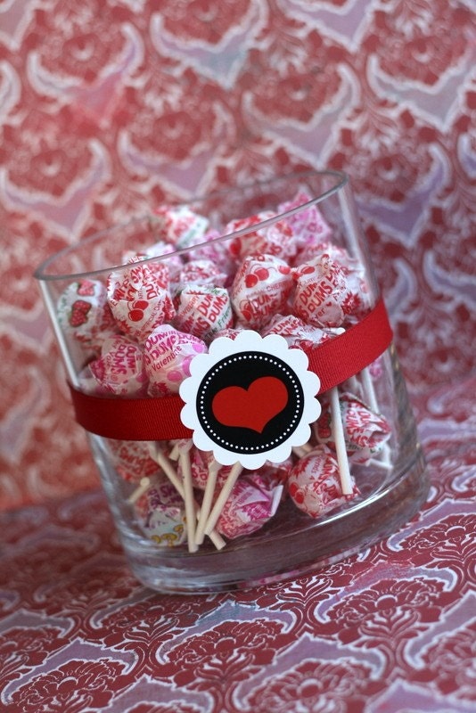 PRINTABLE Sweet Love Valentine's Day Party Circles - The TomKat Studio