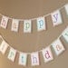 PRINTABLE Happy Birthday Banner - Sweet Cupcake Collection in Bright Colors - DIY by The TomKat Studio