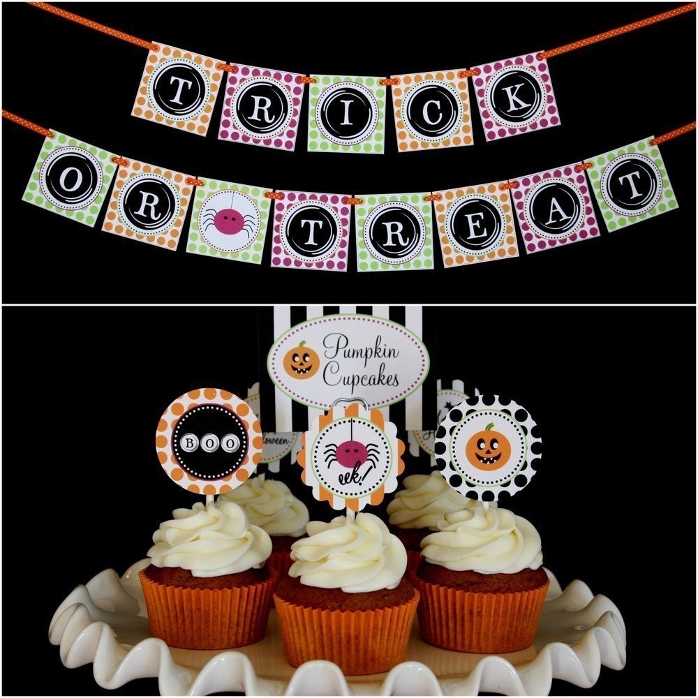 PRINTABLE COLLECTION - Happy Halloween Party Collection - The TomKat Studio