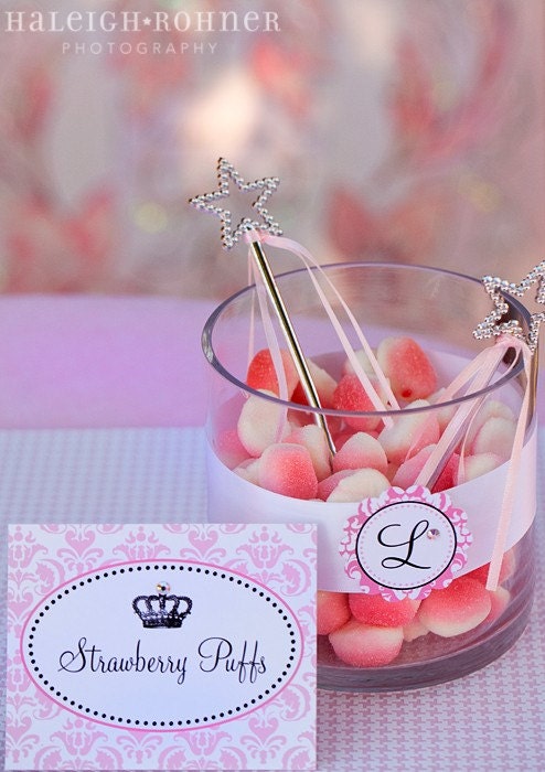 PRINTABLE WELCOME SIGN - Vintage Princess Birthday Party Collection - The TomKat Studio