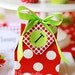 Christmas Gift Tags - Printable Polka Dot Monogram Party Circles - The TomKat Studio