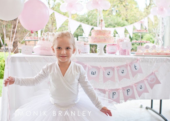Ballerina Invitation - Printable Birthday Invitation Design - The TomKat Studio