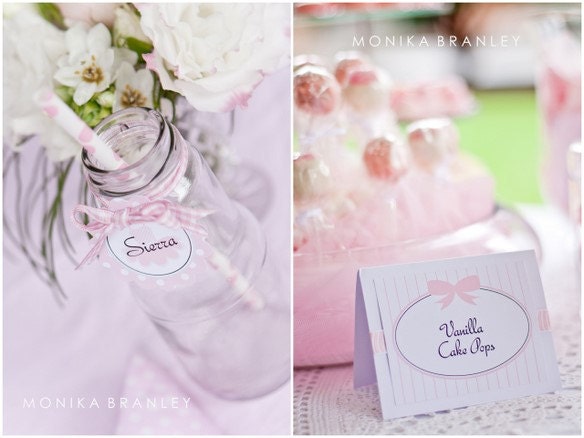 Ballerina Birthday Party - Full Printable Collection - The TomKat Studio
