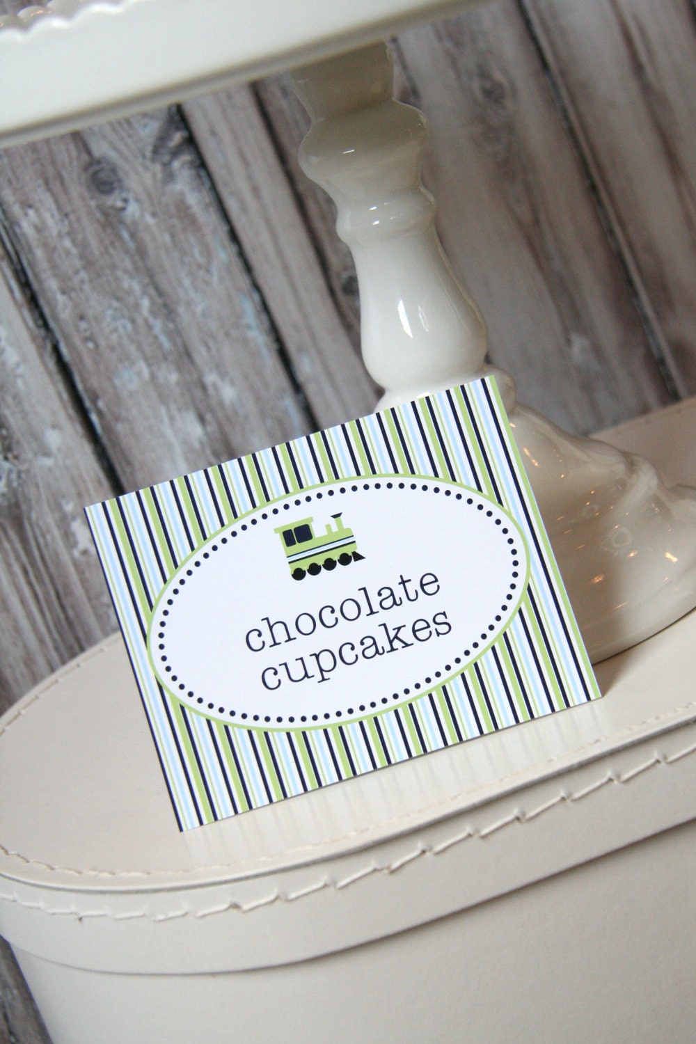 Train Birthday Party Labels by The TomKat Studio