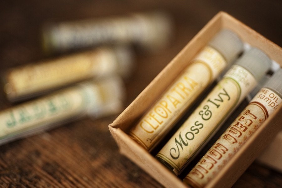 Natural Perfume Oil Samples - Mini Mix-and-Match Set of 3