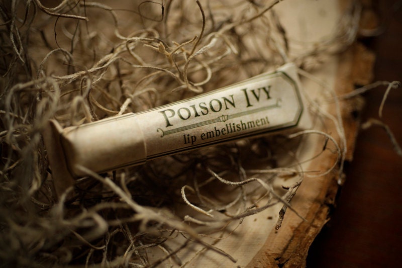 Poison Ivy lip embellishment in eco friendly tube