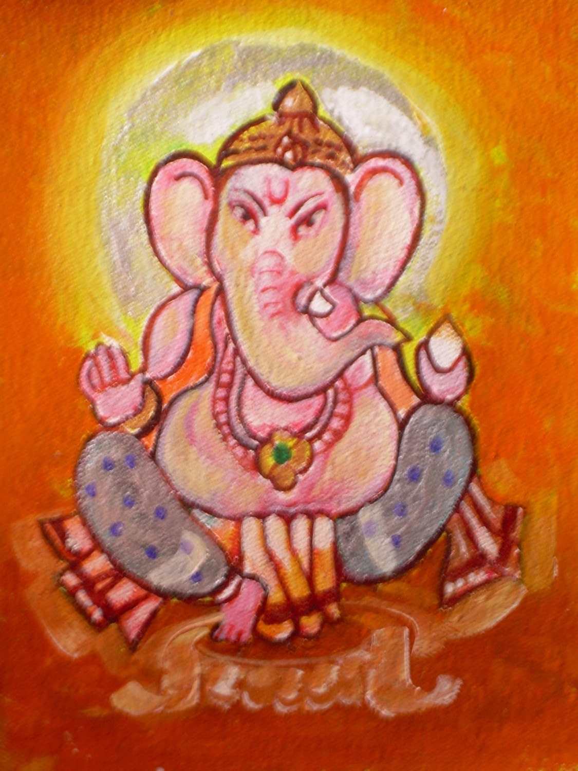 Abstract Lord Ganesha