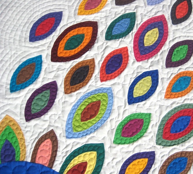 Custom Applique Quilt- Portion of Proceeds to Charity