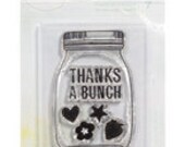 NEW Clear Acrylic Stamp - Jar - Dear Lizzy NEAPOLITAN - American Crafts