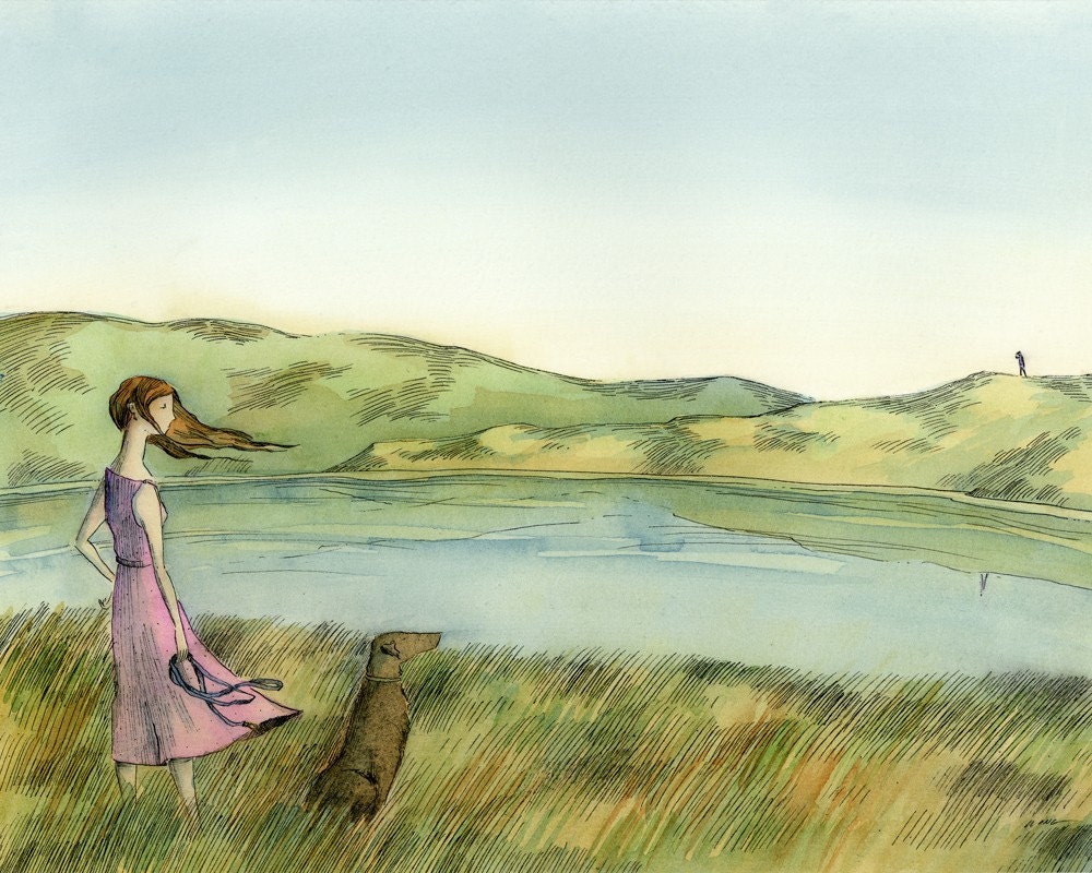 8x10 Print -- Across the Lake