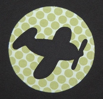 BOYS Vintage Airplane Silhouette birthday shirt Il_170x135