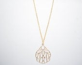 Osaka, Japan Necklace in Gold