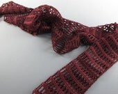Trendsetter Yarns Fabric Grid Wrap  Burgundy Wine