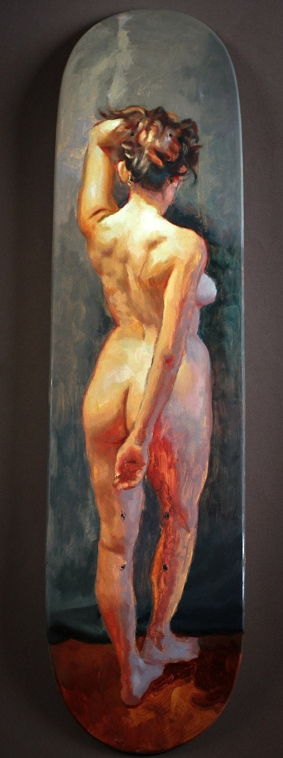 Oil Painted Skaboard - 8B - Second batch