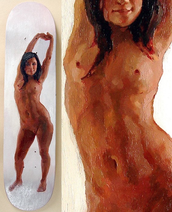 Oil Painted Skateboards - First Batch - Skate 04