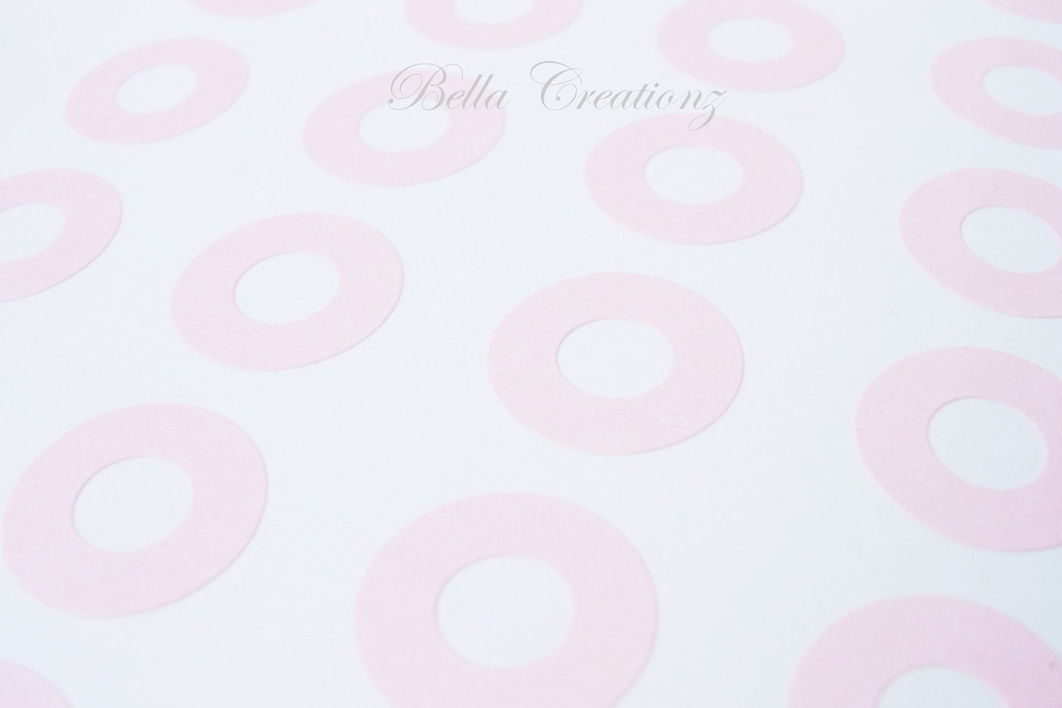 Pink Circle Reinforcement Stickers - FREE SHIPPING