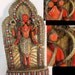 Mystical antique Antique coral turquoise Snake Goddess alter