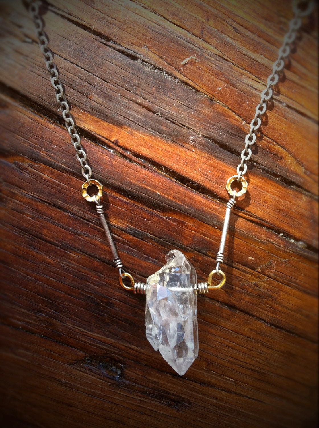 Balancing Quartz Necklace