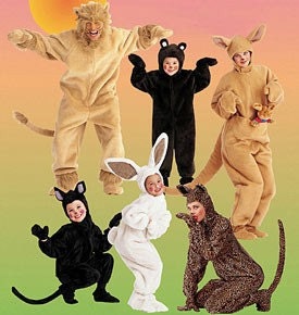 Costume, Child size, Animal, Basic Furry Jumpsuit with Hood - CUSTOM ORDER