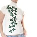 Short sleeve White Cashmere Sweater