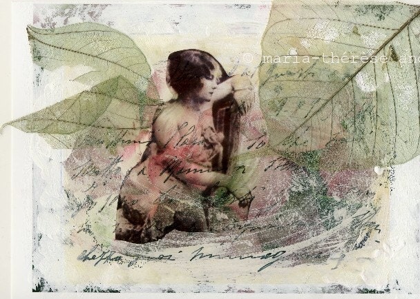 Fairy print, Fine art print, Collage art print, fairy, faerie, woman, wings, FIND YOUR WINGS by afiori
