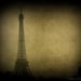 Eiffel tower, Paris, vintage style ttv photograph, PARIS STORIES 3, dark, romantic, mysterious, travel photography, fine art print