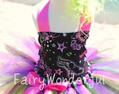 Girls ROCK Hanky Halter Top.........made to match our GIRLS ROCK TUTU.....great for pageants, birthdays, photo prop and more
