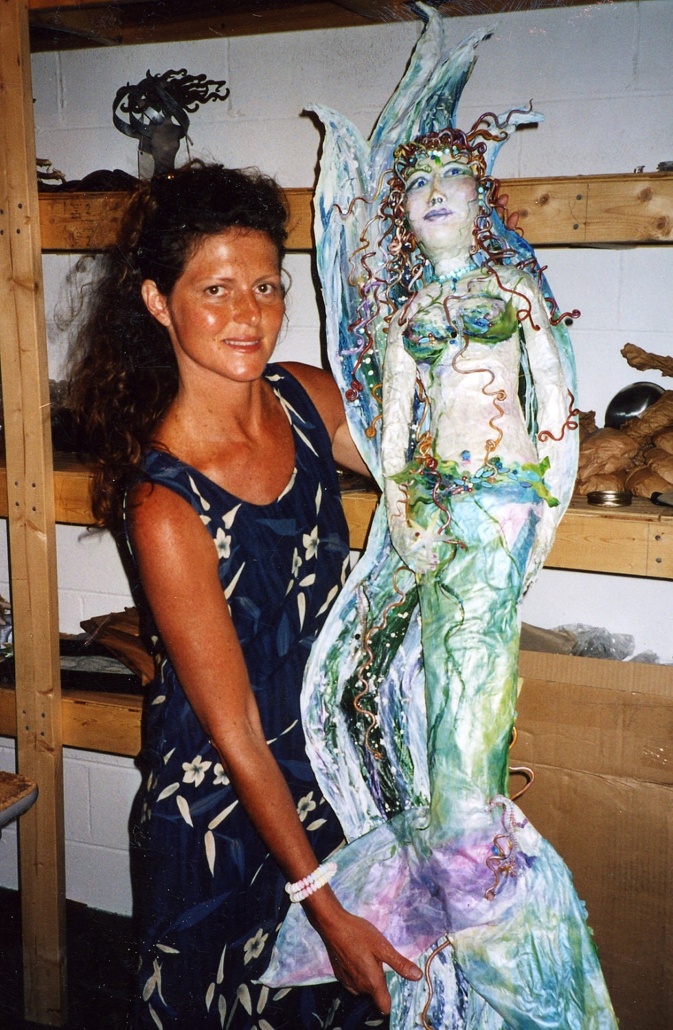 Mixed Media Mermaid (Samples for custom orders)