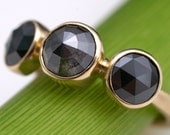 ON SALE Rose Cut Diamond Trio - One Of A Kind
