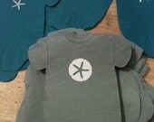 Pack of 30 baby shower onesie napkins. Beach, under the sea theme with starfish and sand dollars. Il_170x135