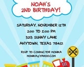 Choo Choo Train Birthday Party Invitations Il_170x135
