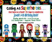 Avengers Superhero Birthday Invitations Il_170x135