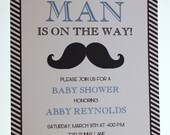 Mustache Bash Custom Baby Shower Invitation Il_170x135