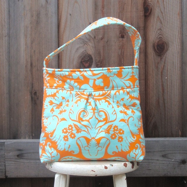 Belle Acanthus Duck Egg Large Market Tote Bag. . . BadkittyHawaii
