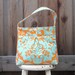 Belle Acanthus Duck Egg Large Market Tote Bag. . . BadkittyHawaii