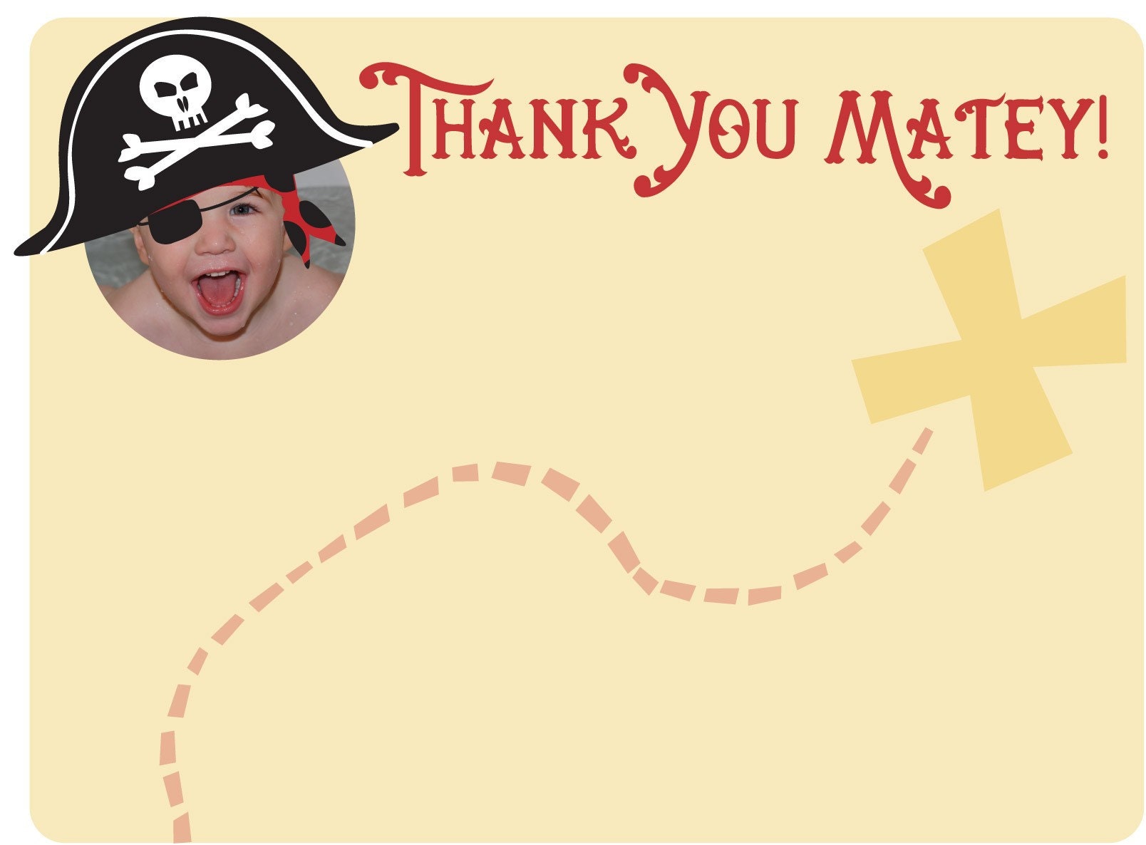 Pirate PaRRRRRRty Thank You Note