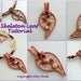 Skeleton Leaf pendant tutorial - Instant download