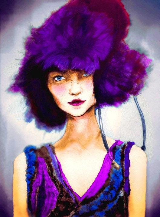 Chris Benz Fall 2010 Collection 13inX19in Art Print