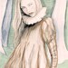 The Girl in Alexander McQueen -  13in X 19in Art Print