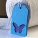 Butterfly Swing Tags in Ocean & Grape (Qty. 6)