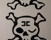 SALE 2x Combichrist industrial EBM music vinyl decal stickers laptop car